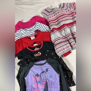 2t shirts girls x7